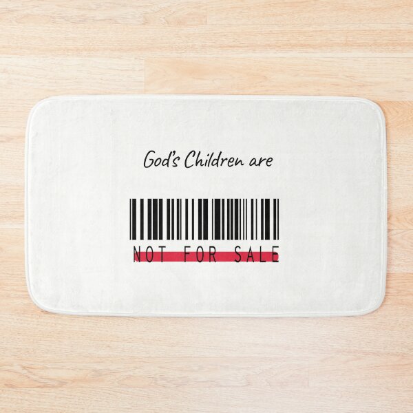 Item preview, God's children are not for sale, gods children are not for sale, barcode design, sound of freedom/ red highlight designed and sold by SoloAutenica.