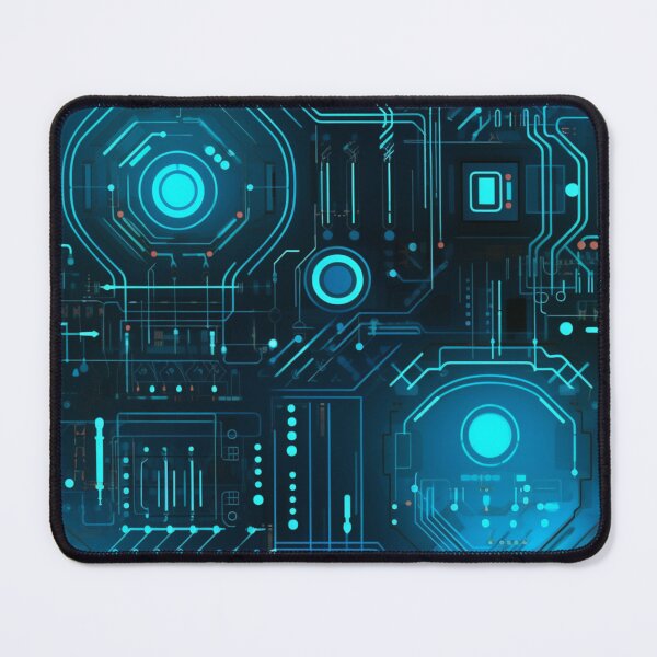 Item preview, xSeamless Pattern Beyond Interfaces: Futuristic Digital Art Unleashed designed and sold by AlienSkinEyes.