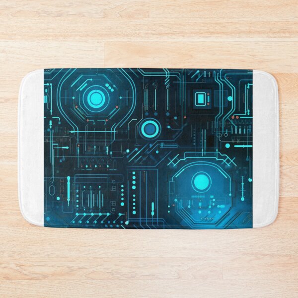 Item preview, xSeamless Pattern Beyond Interfaces: Futuristic Digital Art Unleashed designed and sold by AlienSkinEyes.