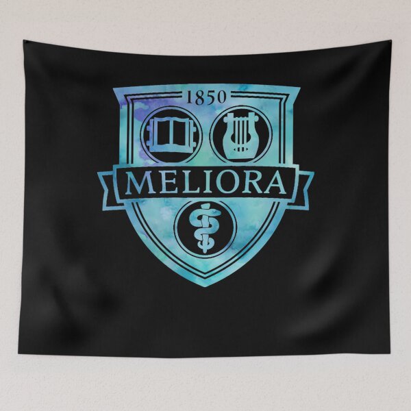 Item preview, Meliora University of Rochester Watercolor Logo  in Blue designed and sold by HillComPetition.