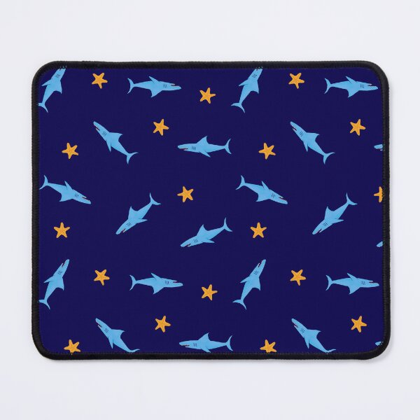 Artikelvorschau, Nachtschwimmen (Blauhai) entworfen und verkauft von The Wallpaper Files.