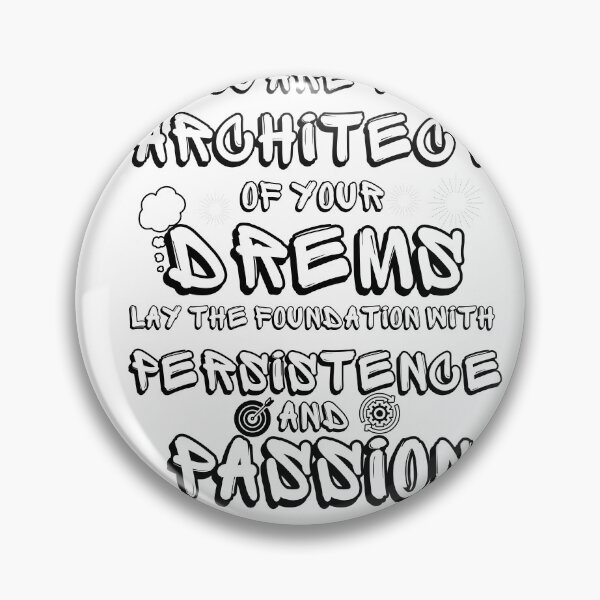 Item preview, Funny and Motivational Design, Architect of Your Dreams designed and sold by Alaminee.
