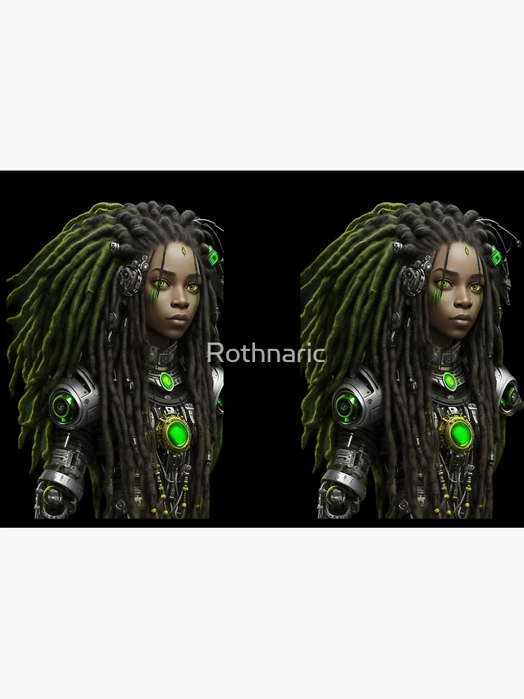 Thumbnail 3 of 3, Journal, Dreadlock future tech Female 3 designed and sold by Rothnaric.