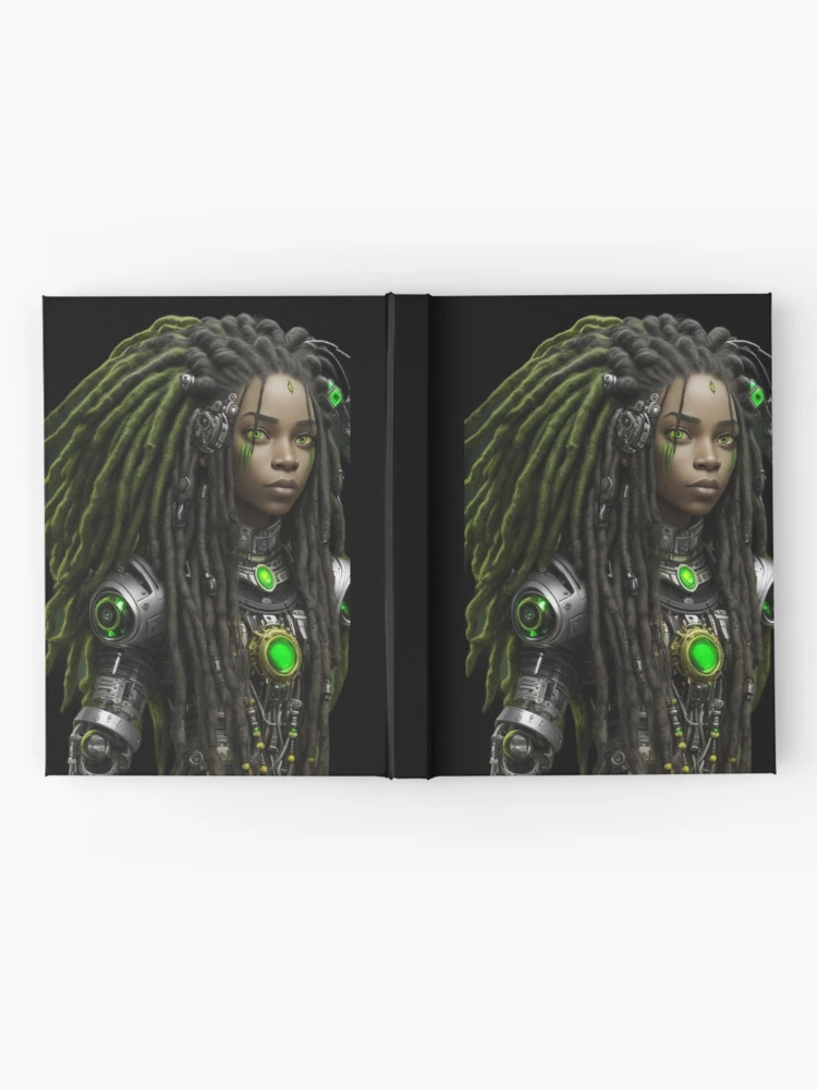 Thumbnail 2 of 3, Journal, Dreadlock future tech Female 3 designed and sold by Rothnaric.