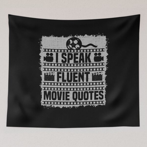 Item preview, I Speak Fluent Movie Quotes designed and sold by Digitalhumor.