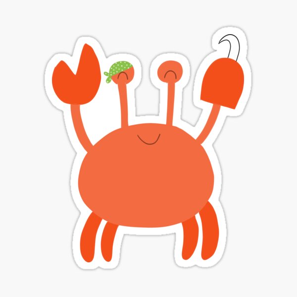 Pirate crab Sticker