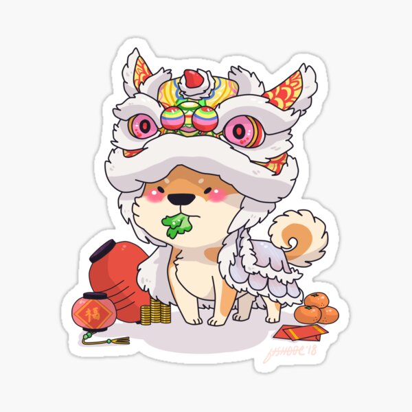 Chinese New Year Stickers for Sale