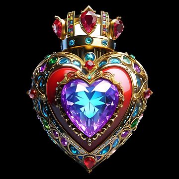 Artwork thumbnail, Bejewelled Heart by Tau Tia L Douglass