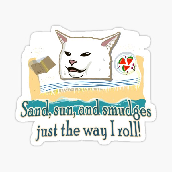 SMUDGE CAT  Sticker for Sale by 1R1S