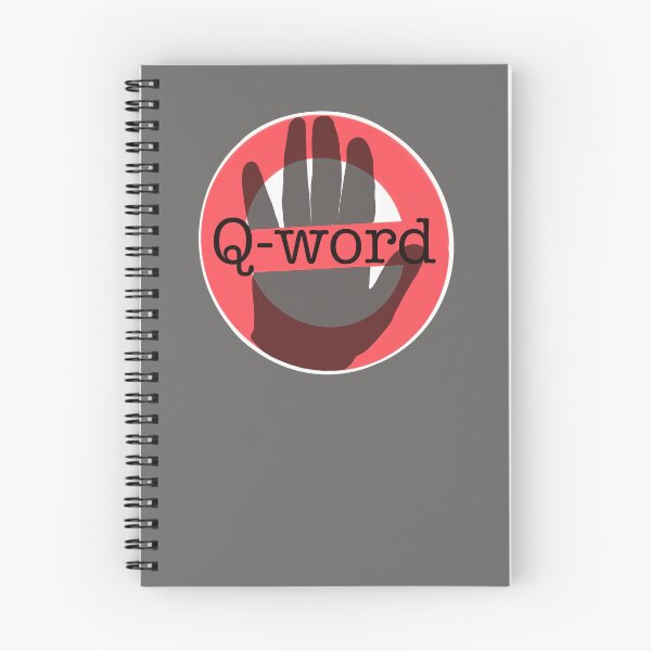 Item preview, Q-word designed and sold by LiveLaughLeave.