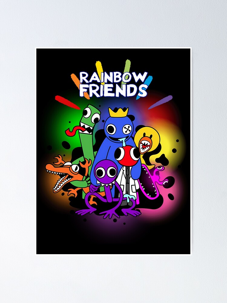 Rainbow Friends Hug it Out Colors Poster for Sale by