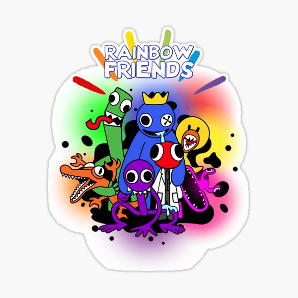 Monster Rainbow Friends Plush TOYS RAINBOW FRIENDS Christmas gift stickers