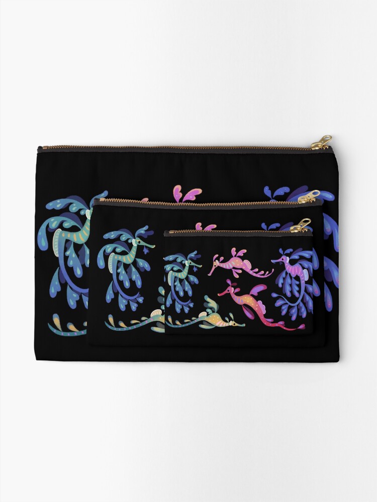 Thumbnail 2 of 4, Zipper Pouch, Sea dragons designed and sold by pikaole.