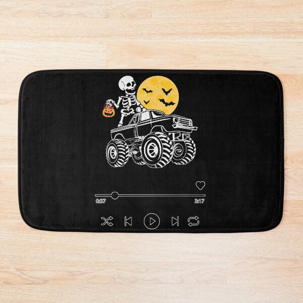 Item preview, Skeleton That Rides The Moster Trak Halloween designed and sold by TrendyPalette.