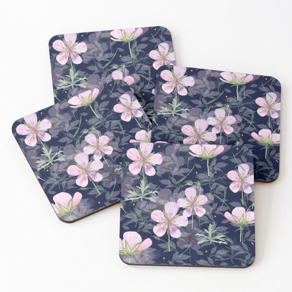 Item preview, Carbon vlue and pink Beautiful flower pattern designed and sold by Chirayu1111.