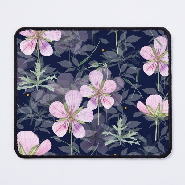 Item preview, Carbon vlue and pink Beautiful flower pattern designed and sold by Chirayu1111.