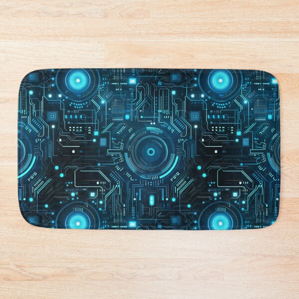 Item preview, xSeamless Pattern Beyond Interfaces: Futuristic Digital Art Unleashed designed and sold by AlienSkinEyes.