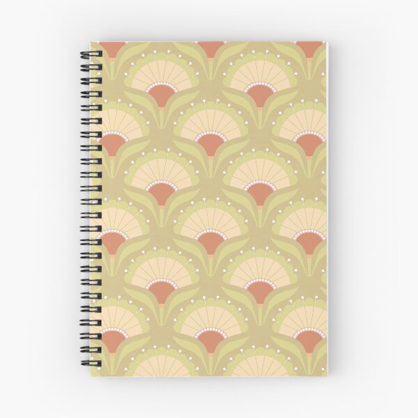 Item preview, Mod Art Deco Flower S2 - 4 Burly Wood designed and sold by Carina Parry Studios.
