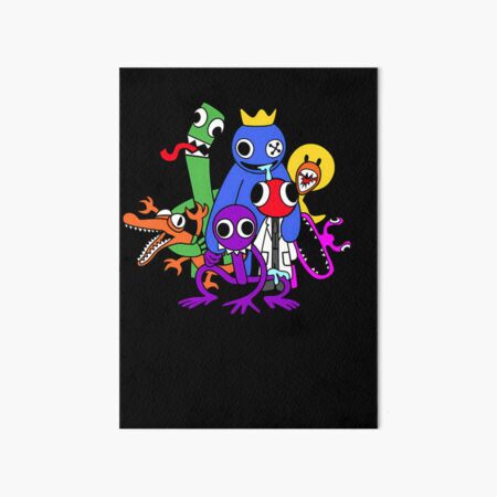 Rainbow Friends Hug it Out  Art Board Print for Sale by