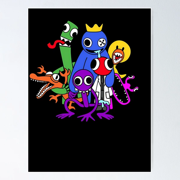 Rainbow Friends Hug it Out  Art Board Print for Sale by