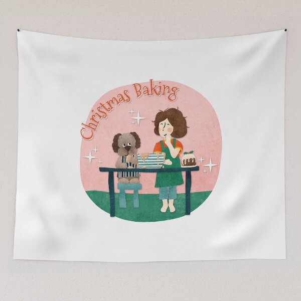 Item preview, Christmas Baking designed and sold by RebeccaFlaherty.