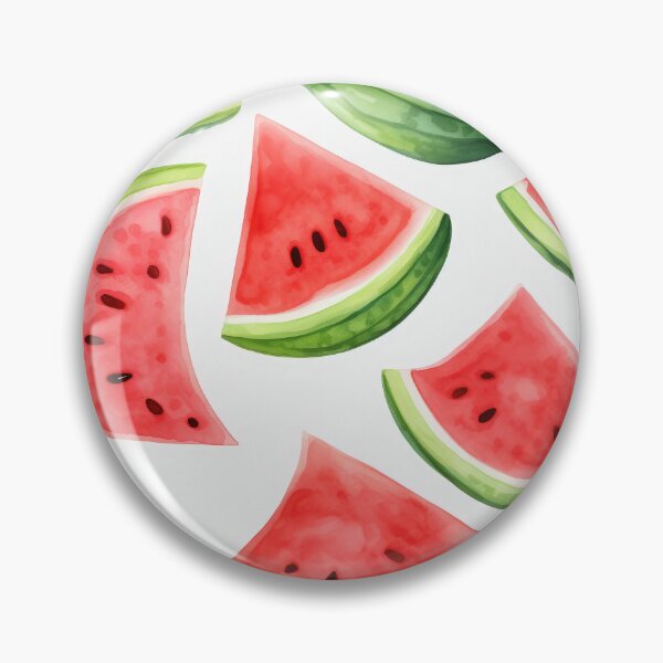 Artikelvorschau, Sommer-Obstkorb-Serie – Wassermelonen-Aquarell-Impressionen entworfen und verkauft von Adriano Carrideo.