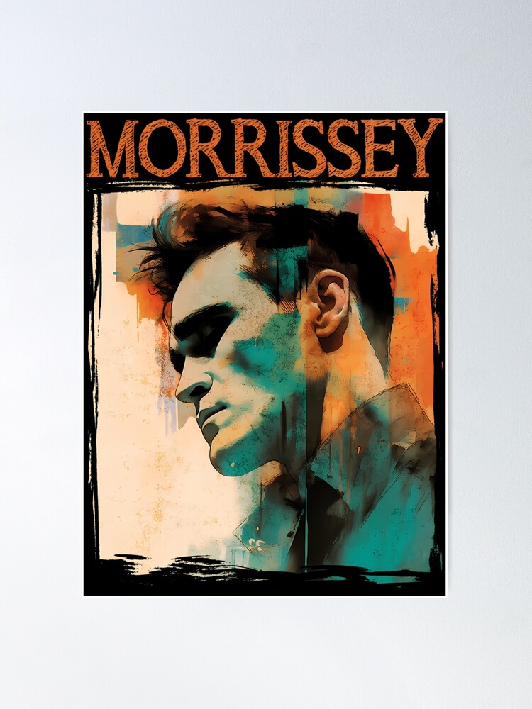 morrissey 80s 90s moz illustration art work | Poster