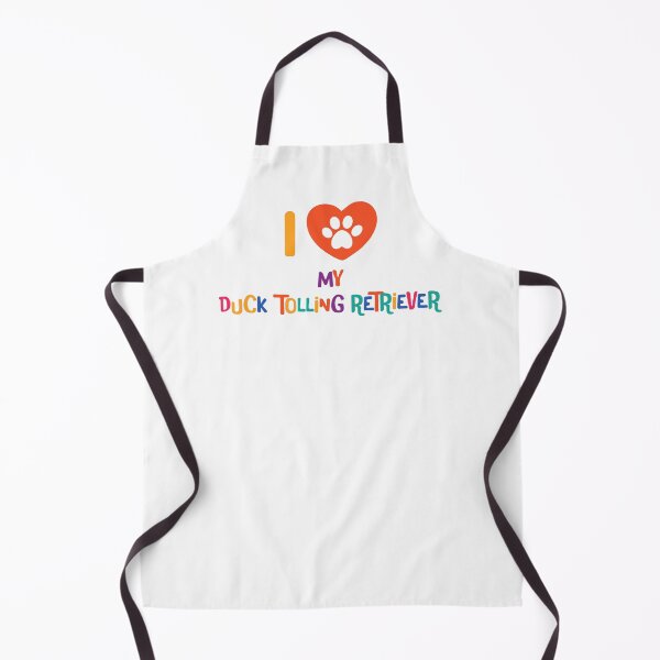 Item preview, I love my duck tolling retriever - colorful text with pawheart designed and sold by EmeraldeaArt.