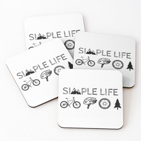 Aperçu de l'œuvre Vélo de montagne Simple Life créée et vendue par SimpleSteve.