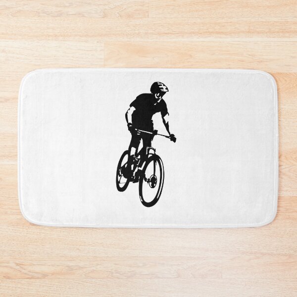 Item preview,  Mountain bike, mountain biker, cycling, wheel, downhill mountain biking designed and sold by claudiasartwork.