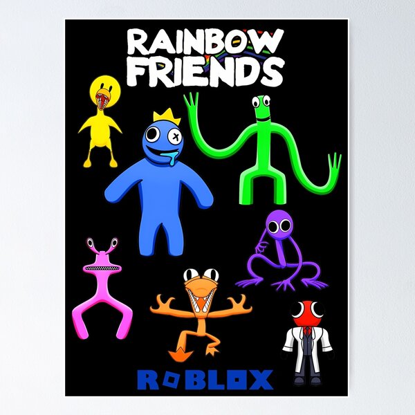 Rainbow Friends Hug it Out | Poster