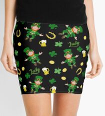 St Patricks day pattern Mini Skirt