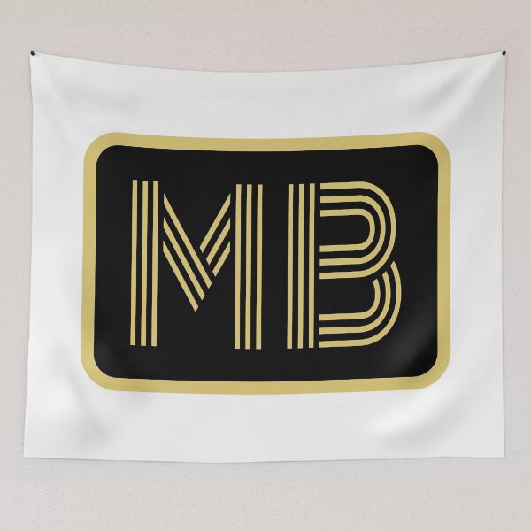 Item preview, MB Initials Gold Geometric Letters designed and sold by Jeallan Designs.