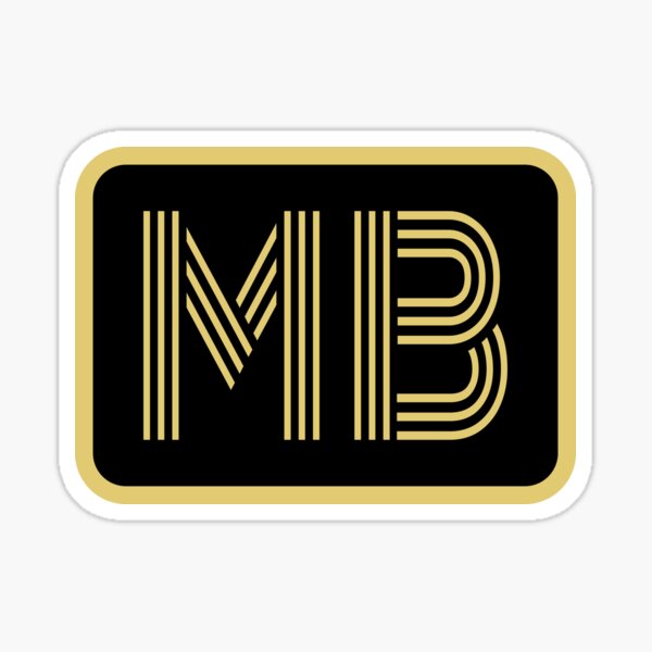 Initials Stickers for Sale