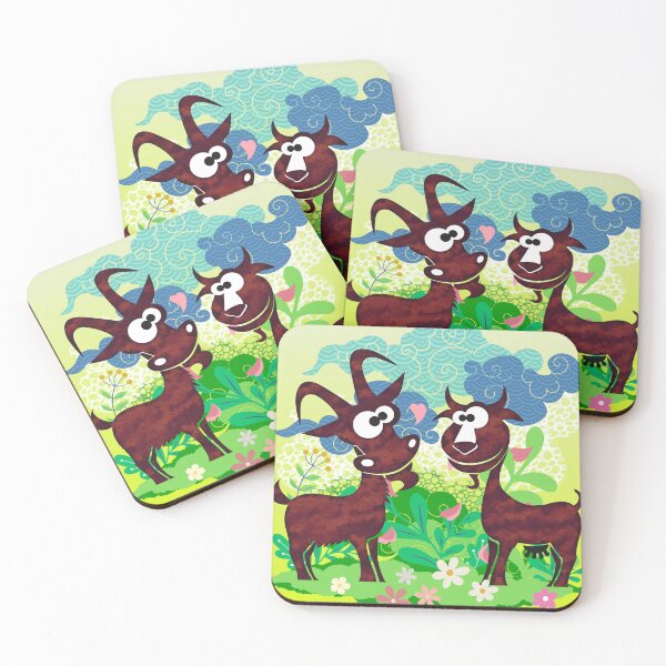 Item preview, Lucky goats designed and sold by RitaFancy.