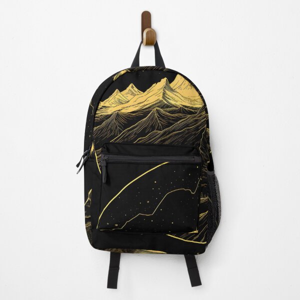 Item preview, Golden Mountain in the night with the stars designed and sold by KAMESUN.