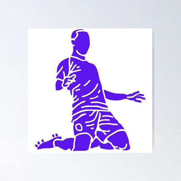 Item preview, Blue Celebrating Player | Player Celebration designed and sold by Daniel Carciug.