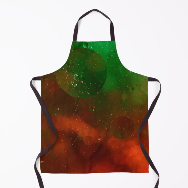 Item preview, Oil-Flecked Red Against Vibrant Green. designed and sold by FotoMahieu.