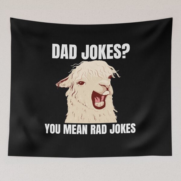Item preview, Dad Jokes You Mean Rad Jokes Funny Llama designed and sold by sleekartist.