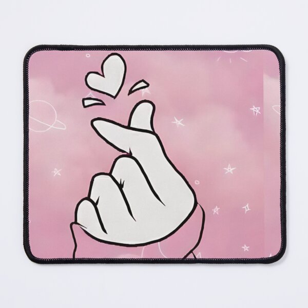 Item preview, Korean Heart Gesture Cute Korean Love designed and sold by ChainsArt.