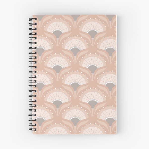 Item preview, Mod Art Deco Flower S2 - 2 Brandy designed and sold by Carina Parry Studios.