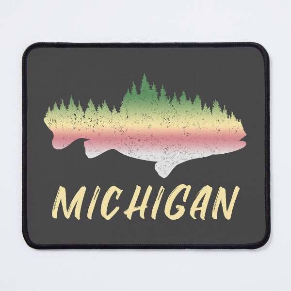 Item preview, Michigan Trout Fishing Rainbow Trout Fly Fishing designed and sold by JBDeszigns.