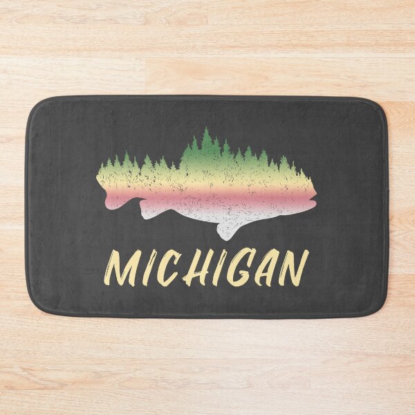 Item preview, Michigan Trout Fishing Rainbow Trout Fly Fishing designed and sold by JBDeszigns.