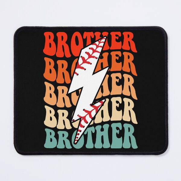 Item preview, Baseball Brother Retro Groovy Lightning Bolt Father’s Day designed and sold by Christina-grich.
