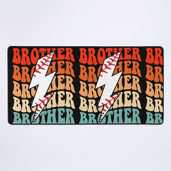 Item preview, Baseball Brother Retro Groovy Lightning Bolt Father’s Day designed and sold by Christina-grich.