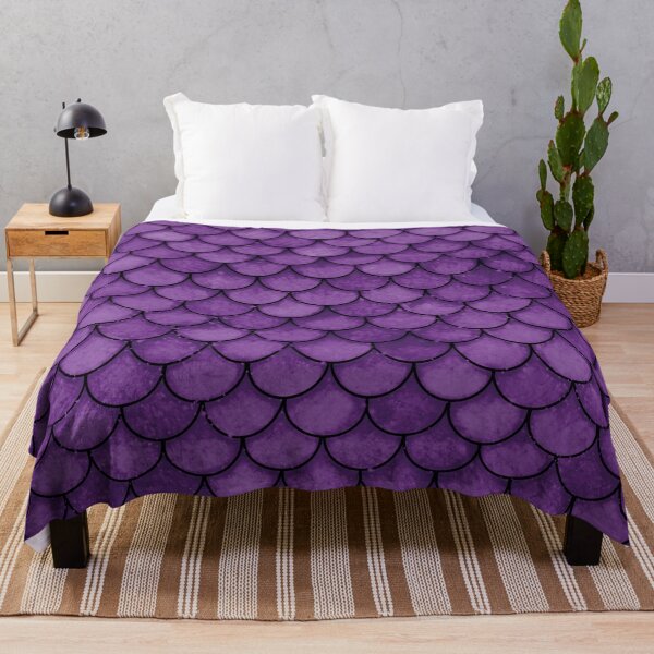 Item preview, Mermaid Scales Royal Purple designed and sold by Karin Taylor.