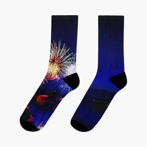 Artikelvorschau, Feuerwerk am Flussufer entworfen und verkauft von ontological.