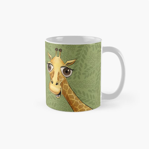Item preview, smiling giraffe designed and sold by marieilustrada.