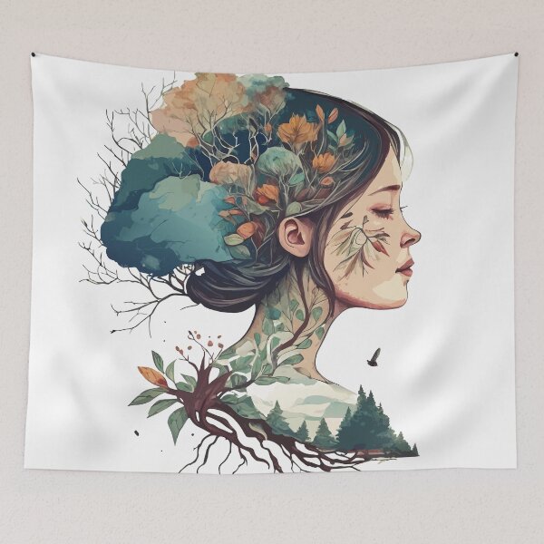 Item preview, Mystic Journey Through the Leaves - Dark Autumn designed and sold by ArchieDid.