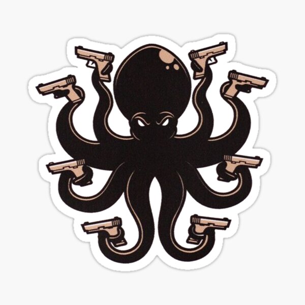 Item preview, Glocktopus Guns Funny designed and sold by qiarafasces.